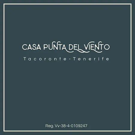 Casa Punta Del Viento Tenerife Villa El Pris